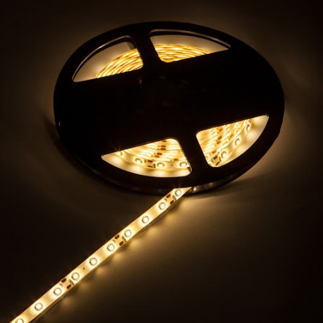 Fita de Leds Amarelo - 24V - p/ Camiões, Autocarros, Barcos, Casas, Carros, exterior, etc...