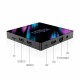 H96 MAX 4GB + 32GB Android 9.0 Quad Core TV Box Tv 4K HD