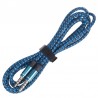 Cabo Jack 3.5mm Áudio ( macho-macho) em Nylon 1,5m