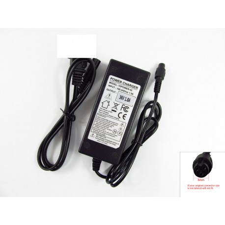 Carregador para Hoverboard/ Bicicleta Eléctrica/ Scooter Eléctrica de 36V