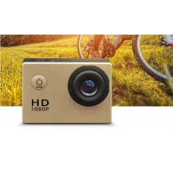 Câmera desportiva de 1080p, Full HD, 30m à prova d'água, tela de 2 "com acessórios
