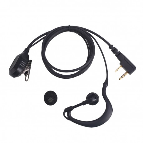 Fones de Ouvido com Microfone para Rádio Walkie Talkie BAOFENG UV-5R V2 + A52
