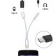 Adaptador usb tipo-C 2 in 1 (USB tipo C - Jack 3.5mm)