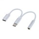 Adaptador usb tipo-C 2 in 1 (USB tipo C - Jack 3.5mm)