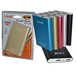 Power Bank 12000mAh - Prateado/Cinza