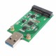 Conversor/Adaptador USB 3.0 para Mini PCIE SSD mSATA