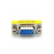 Conector/Adaptador DB9 Fêmea para Fêmea RS232 9Pin 