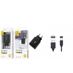 Kit de Carregador/Adaptador USB Quick Charger 3.1A 18W + Cabo MicroUSB