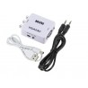Mini Conversor VGA Para AV Com Jack Áudio 3.5mm