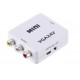 Mini Conversor VGA Para AV Com Jack Áudio 3.5mm