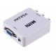Mini Conversor VGA Para AV Com Jack Áudio 3.5mm