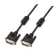    Cabo DVI Single Link 18 + 1 Com Ferrite/ DVI-D Macho Para DVI-D Macho/ 1,8 metros