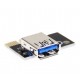 Adaptador PCIE 1x USB 3.0 PCE2PCE-NO4 VER005