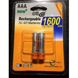 Baterias/Pilhas Ni-MH AAA  1,2 V 1600 mAh