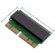 Adaptador/Conversor M.2 NVME SSD 12 + 16 pinos M.2 NGFF Para MacBook