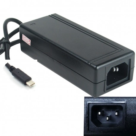 Carregador de  12V ( Volts ) e 2A ( Amperes ) - 24W ( Watts ) + cabo