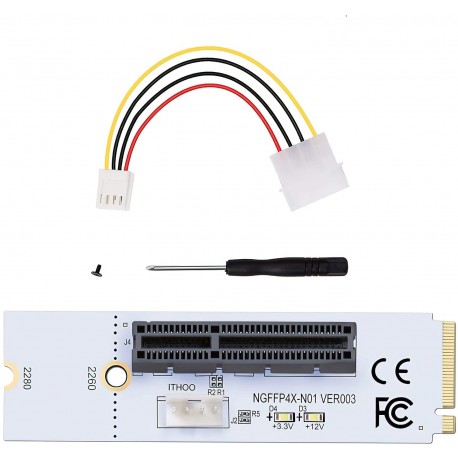 Cartão Adaptador NGFF M.2 Key M
