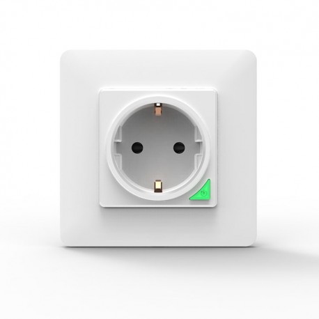 Tomada Inteligente de Embutir  Wi-Fi  Branco