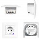 Tomada Inteligente de Embutir  Wi-Fi  Branco