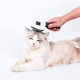 Escova para Gatos e Cães Com Botão para Fácil Limpeza