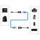  Adaptador Extensor Macho & Fêmea Para Cabo RJ45 Ethernet CAT5/CAT5E/Cat6 Lan Network