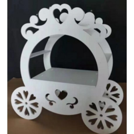 Suporte Em Fora de Carruagem Para Bolos/Cupcakes/Decorações