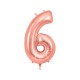 Balão Foil/ Festa/ Aniversário/ Evento Números De 0 a 9 de 102cm ( centímetros ) Rosa