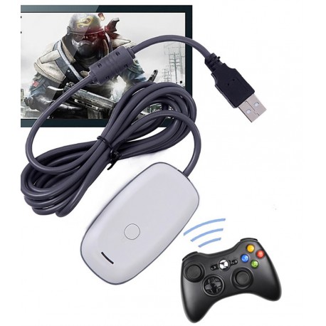 Wireless Gamepad/ Adaptador USB/ PC Gaming Receiver Para Xbox 360