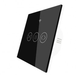 Interruptor Inteligente/Wifi para cortinas/ estores/ persiana - Preto 