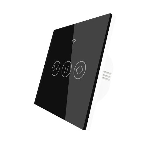 Interruptor Inteligente/Wifi para cortinas/ estores/ persiana - Preto 