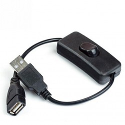 Cabo USB Para Alimentação Com Interruptor ON/OFF