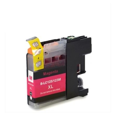 Tinteiro Compatível Magenta para Brother LC121/LC123XL