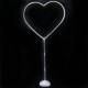  Suporte/Expositor Para Balões/Flores Em Forma de Coração 