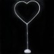  Suporte/Expositor Para Balões/Flores Em Forma de Coração 
