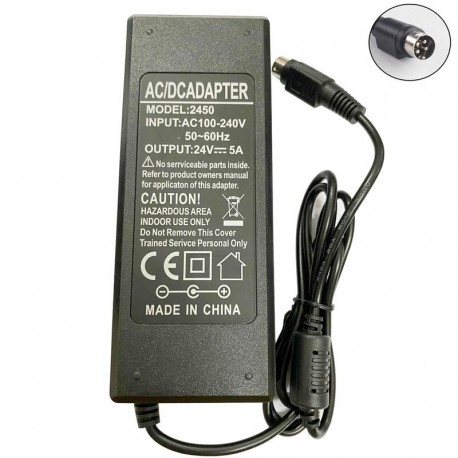 Transformador/Adapatador de 24V 5A Para LCD Monitor Effinet EFL-2202W FY2405000