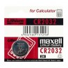 Pilhas de Botão de Lítio Maxell CR2032/CR2032H  3 V