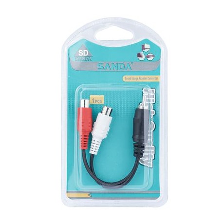  Cabo Rca Macho Para 2 Rca Fêmea 