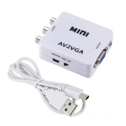 Conversor AV/RCA Para VGA