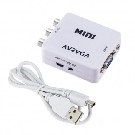 Conversor AV/RCA Para VGA
