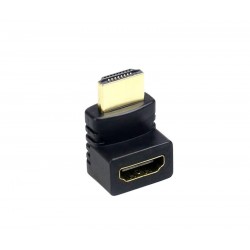 Adaptador/Extensor HDMI Para HDMI M/F Com Ângulo de 270 Graus
