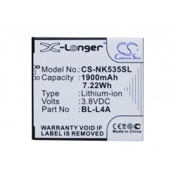 Bateria De Substituição Para Telemóvel/Smarphone Microsoft/Nokia Lumia 535/535 Dual Sim