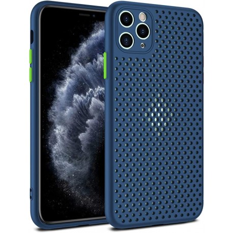 Capa Ultra Fina de Silicone TPU Azul para iPhone 11 Pro Max