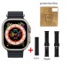 Relógio Inteligente HW8 Ultra Max 49MM Série 8 - Medição de Temperatura Corporal, Chamadas Bluetooth e Monitorização de Glicemia