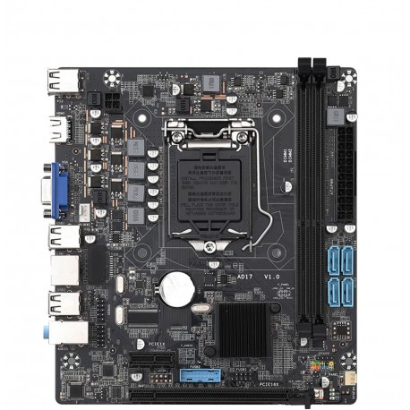  Placa Base H55M - Placa Compacta M-ATX para Jogos, DDR3, PCI-E 8X, SATA2.0, USB2.0/3.0