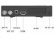Euro T2 Receptor terrestre TDT TDT2 FTA DVB-T2 DVB-C, H.265 HEVC Full HD PVR, USB duplo