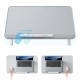 Mesa de Cama Dobrável Para Portátil - Ajustável em Altura e Ângulo - Cinzento