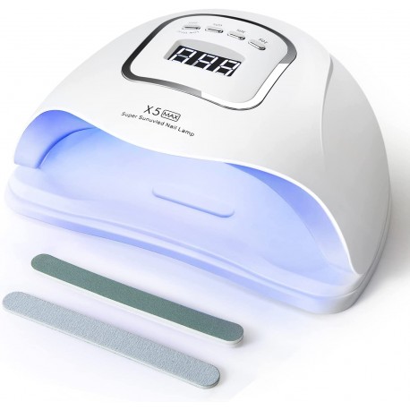 Candeeiro LED Unhas UV de 150W - Secagem Rápida e Sensor Automático