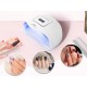 Candeeiro LED Unhas UV de 150W - Secagem Rápida e Sensor Automático
