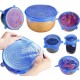 Conjunto de 6 Tampas de Silicone Elásticas 