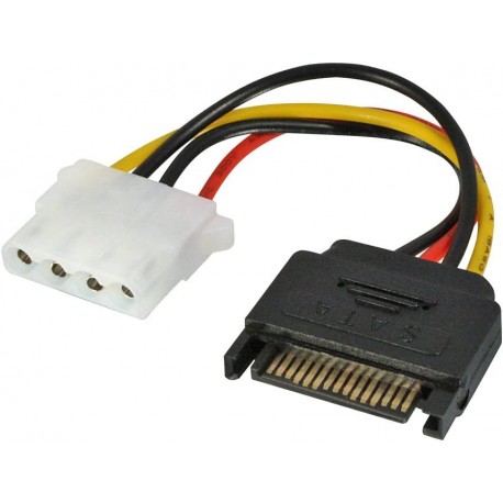 Adaptador de Alimentação SATA para Molex 